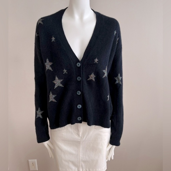Zadig&Voltaire Mirka Stars Cardigan Cashmere - Picture 2 of 5